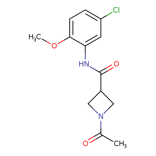 1-acetyl-N-(5-chloro-2-methoxyphenyl)azetidine-3-carboxamide