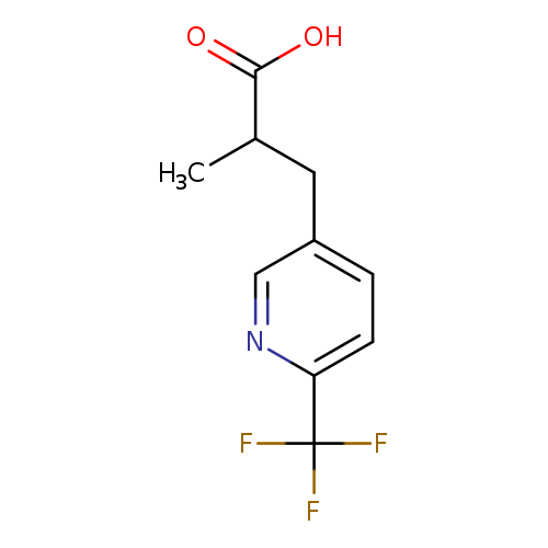 2-Methyl-3-[6-(trifluoromethyl)pyridin-3-yl]propanoic acid