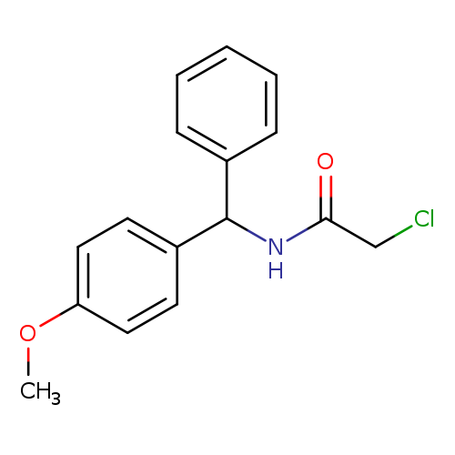 2-Chloro-N-((4-methoxyphenyl)(phenyl)methyl)acetamide