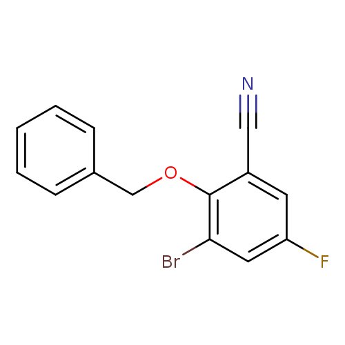 2-Benzyloxy-3-bromo-5-fluorobenzonitrile
