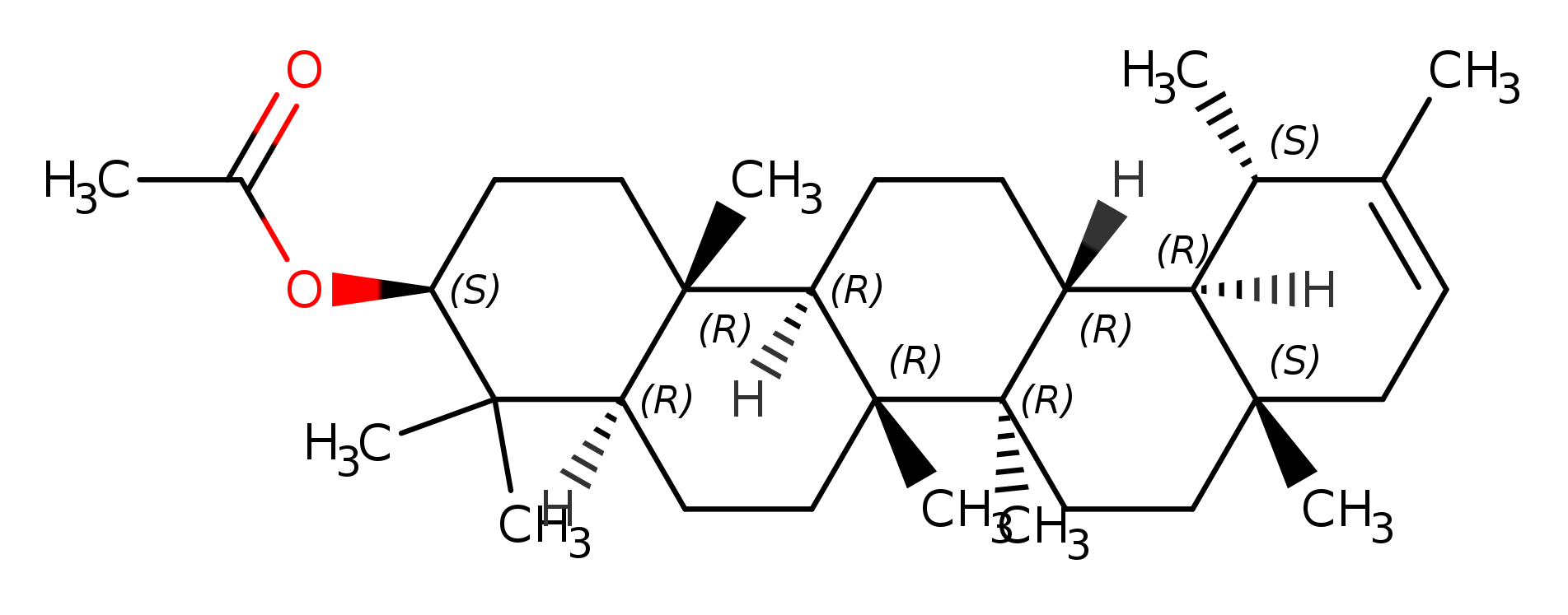 (3S,4aR,6aR,6bR,8aS,12S,12aR,12bR,14aR,14bR)-4,4,6a,6b,8a,11,12,14b-Octamethyl-1,2,3,4,4a,5,6,6a,6b,7,8,8a,9,12,12a,12b,13,14,14a,14b-icosahydropicen-3-yl acetate