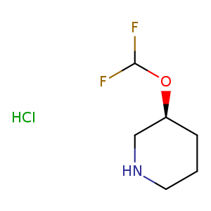 (3S)-3-(difluoromethoxy)piperidine hydrochloride