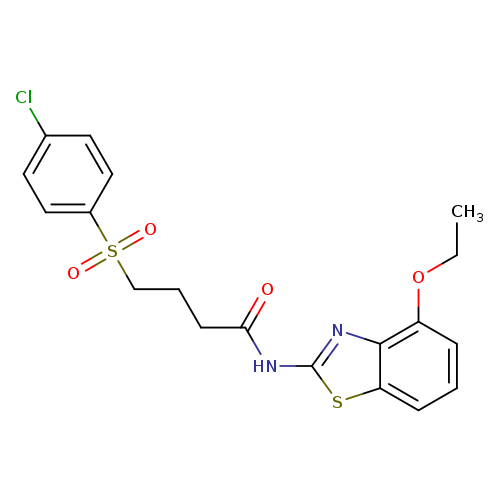 4-(4-chlorobenzenesulfonyl)-N-(4-ethoxy-1,3-benzothiazol-2-yl)butanamide