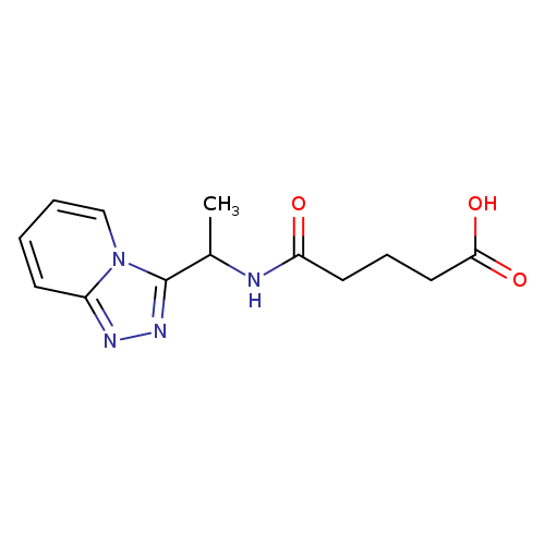 4-[(1-{[1,2,4]triazolo[4,3-a]pyridin-3-yl}ethyl)carbamoyl]butanoic acid