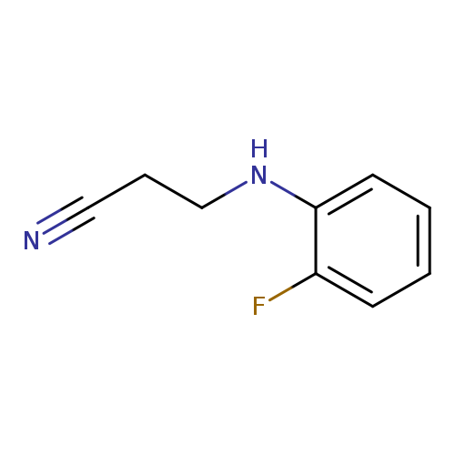 3-((2-Fluorophenyl)amino)propanenitrile