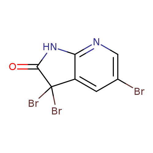 2H-Pyrrolo[2,3-b]pyridin-2-one, 3,3,5-tribromo-1,3-dihydro-