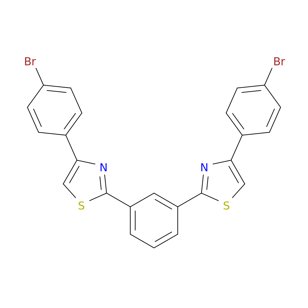 1,3-Bis[4-(4-bromophenyl)-2-thiazolyl]benzene
