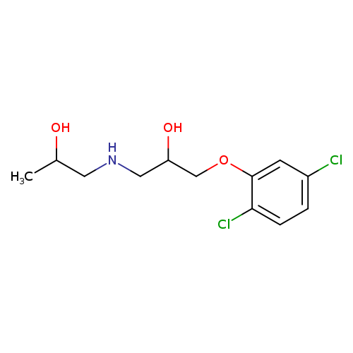 1-{[3-(2,5-dichlorophenoxy)-2-hydroxypropyl]amino}propan-2-ol