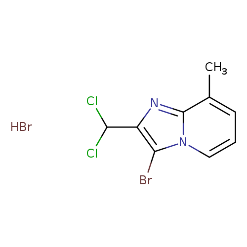 3-Bromo-2-dichloromethyl-8-methyl-imidazo[1,2-a]pyridine HBr