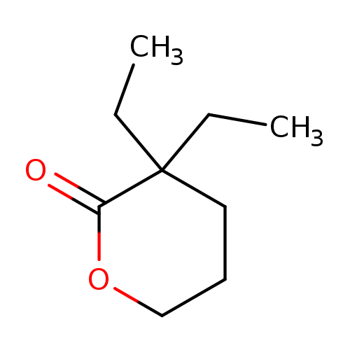 3,3-diethyloxan-2-one