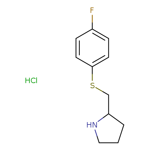 2-(4-Fluoro-phenylsulfanylmethyl)-pyrrolidine hydrochloride