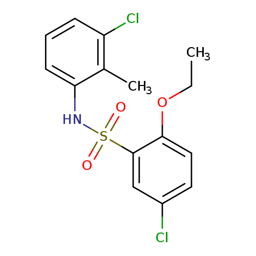 5-chloro-N-(3-chloro-2-methylphenyl)-2-ethoxybenzene-1-sulfonamide
