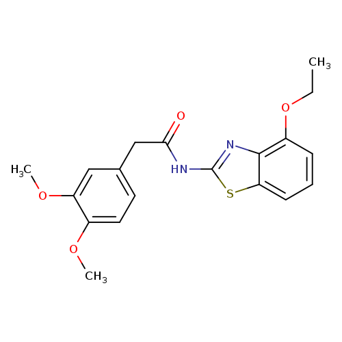 2-(3,4-dimethoxyphenyl)-N-(4-ethoxy-1,3-benzothiazol-2-yl)acetamide