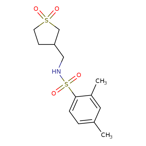 N-[(1,1-dioxo-1lambda6-thiolan-3-yl)methyl]-2,4-dimethylbenzene-1-sulfonamide