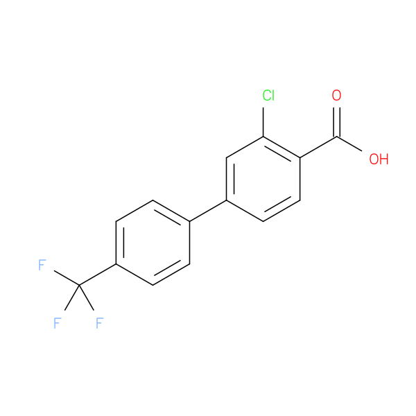 2-Chloro-4-(4-trifluoromethylphenyl)benzoic acid