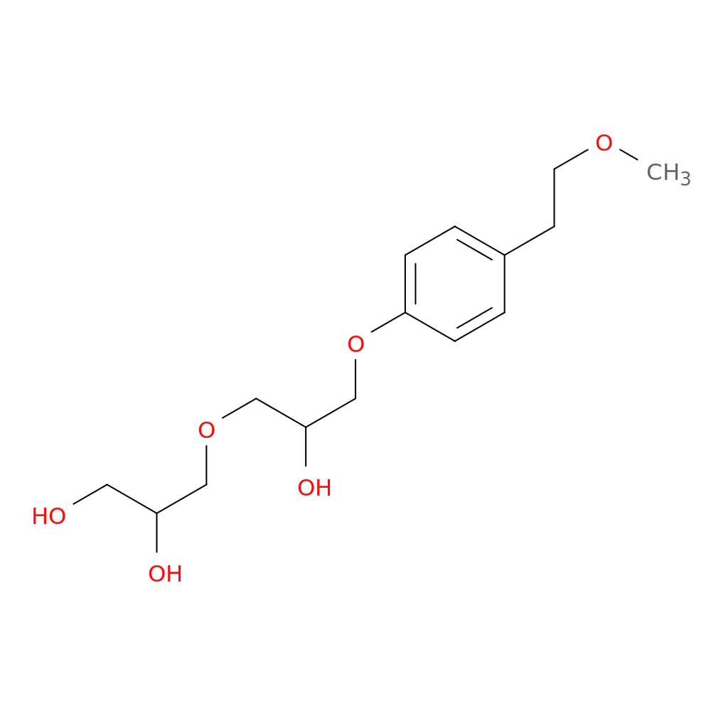 3-[2-Hydroxy-3-[4-(2-Methoxyethyl)phenoxy]propoxy]-1,2-propanediol