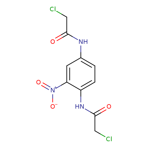 2-chloro-N-[4-(2-chloroacetamido)-3-nitrophenyl]acetamide