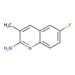 2-Quinolinamine, 6-fluoro-3-methyl-