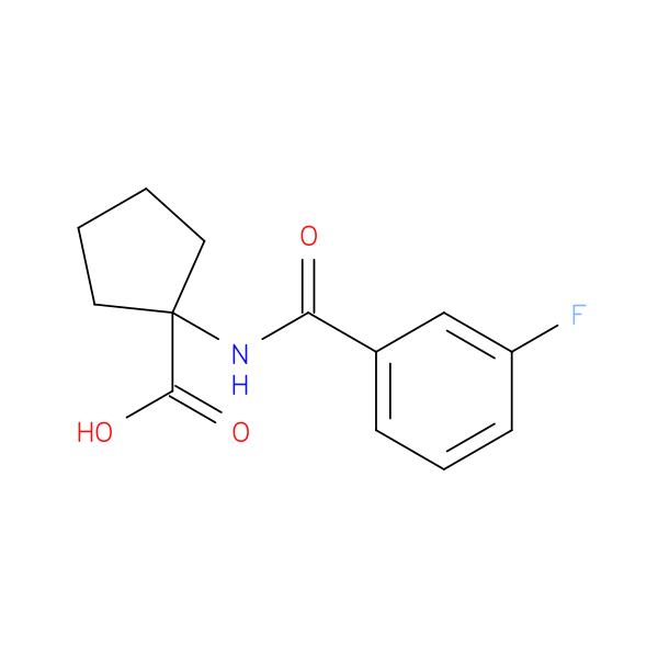 1-(3-FLUORO-BENZOYLAMINO)-CYCLOPENTANECARBOXYLIC ACID