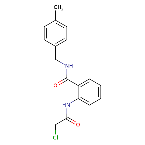 2-(2-chloroacetamido)-N-[(4-methylphenyl)methyl]benzamide
