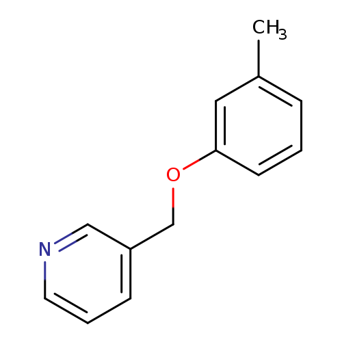 3-[(3-methylphenoxy)methyl]pyridine
