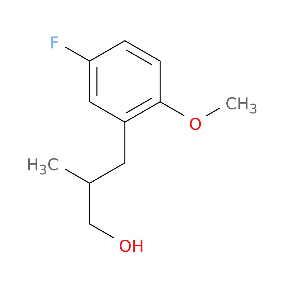 3-(5-Fluoro-2-methoxy-phenyl)-2-methyl-propan-1-ol