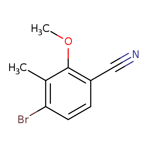 4-Bromo-2-methoxy-3-methylbenzonitrile