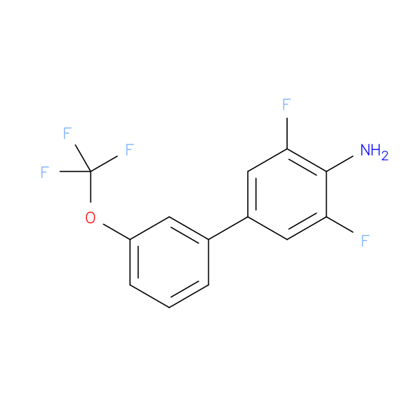 3,5-Difluoro-3'-(trifluoromethoxy)-[1,1'-biphenyl]-4-amine