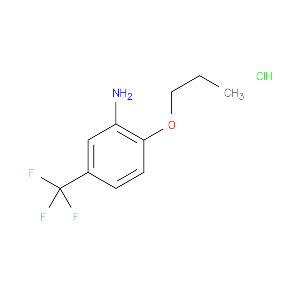 2-Propoxy-5-(trifluoromethyl)aniline, HCl