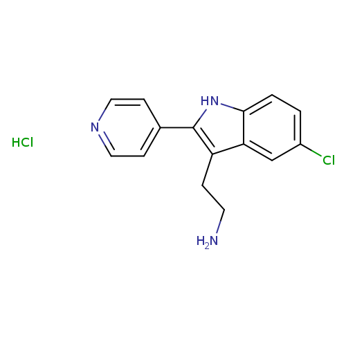 2-[5-Chloro-2-(pyridin-4-yl)-1h-indol-3-yl]ethylamine hydrochloride