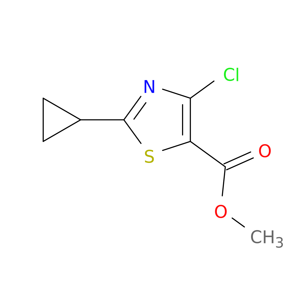 methyl 4-chloro-2-cyclopropyl-1,3-thiazole-5-carboxylate