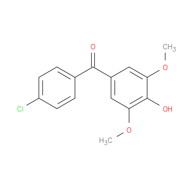 (4-Chlorophenyl)(4-hydroxy-3，5-dimethoxyphenyl)methanone