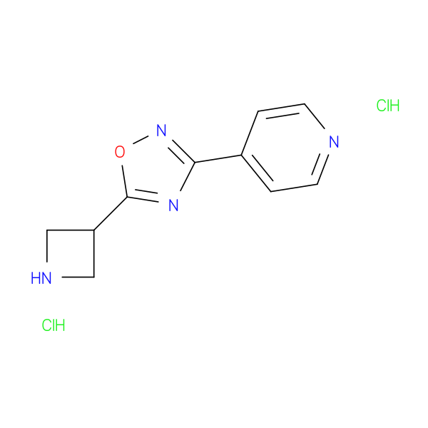 4-(5-Azetidin-3-yl-1,2,4-oxadiazol-3-yl)pyridine dihydrochloride