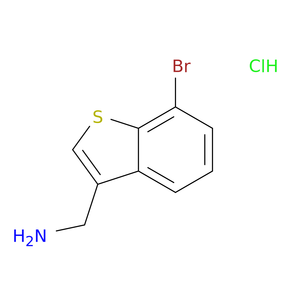 1-(7-bromo-1-benzothiophen-3-yl)methanamine hydrochloride