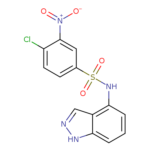 4-chloro-N-(1H-indazol-4-yl)-3-nitrobenzene-1-sulfonamide