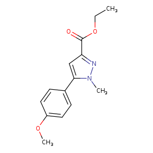 Ethyl 5-(4-methoxyphenyl)-1-methyl-1H-pyrazole-3-carboxylate