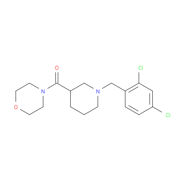 4-{1-[(2,4-dichlorophenyl)methyl]piperidine-3-carbonyl}morpholine