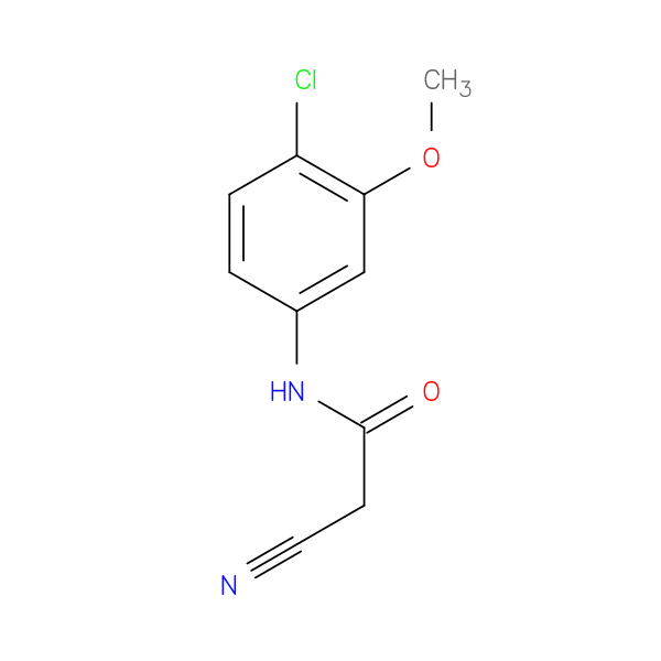 N-(4-chloro-3-methoxyphenyl)-2-cyanoacetamide