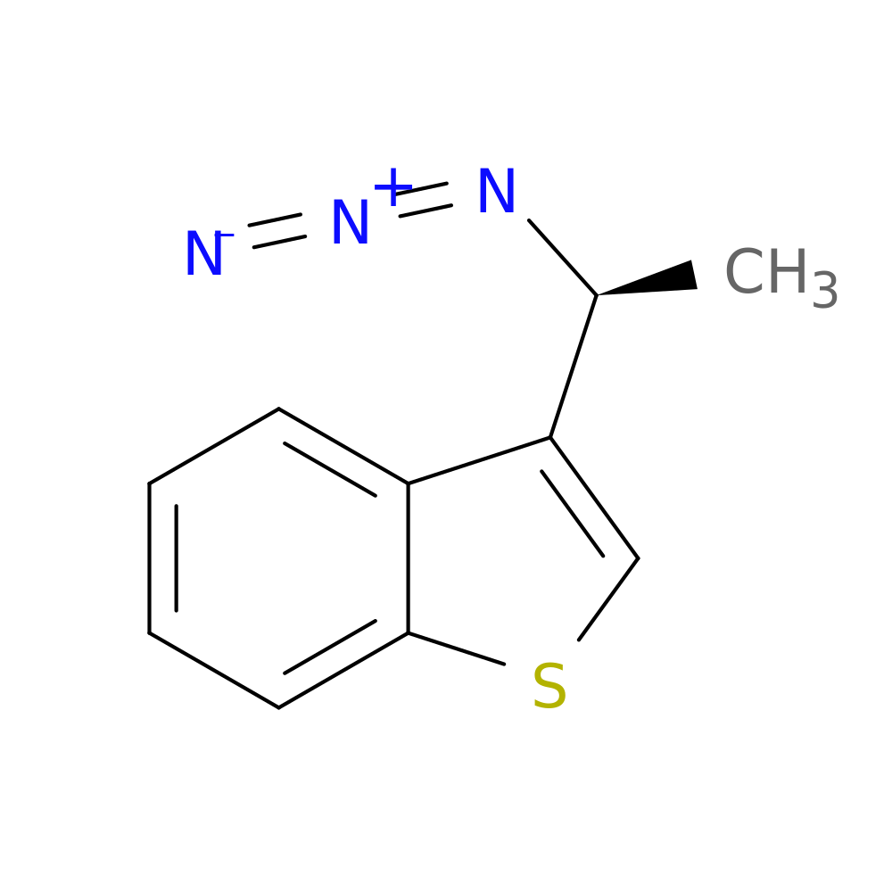 3-[(1S)-1-azidoethyl]-1-benzothiophene