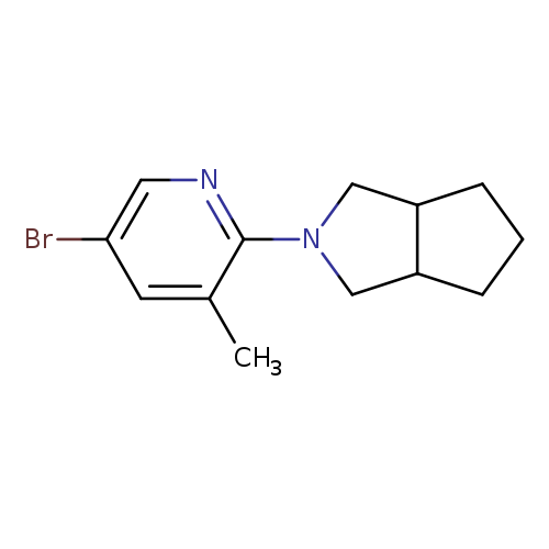 5-bromo-3-methyl-2-{octahydrocyclopenta[c]pyrrol-2-yl}pyridine