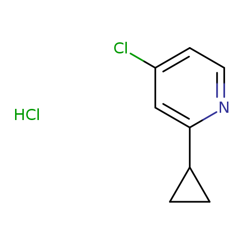 4-Chloro-2-cyclopropyl-pyridine hydrochloride