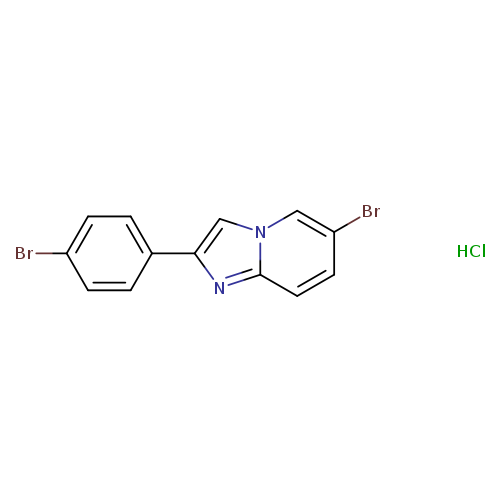 6-Bromo-2-(4-bromophenyl)imidazo[1,2-a]pyridine HCl