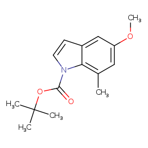 1H-Indole-1-carboxylic acid, 5-methoxy-7-methyl-, 1,1-dimethylethyl ester