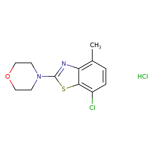 7-chloro-4-methyl-2-(morpholin-4-yl)-1,3-benzothiazole hydrochloride