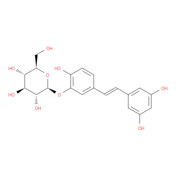 b-D-Glucopyranoside,5-[(1E)-2-(3,5-dihydroxyphenyl)ethenyl]-2-hydroxyphenyl