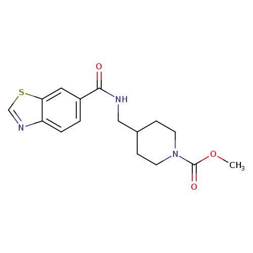 methyl 4-{[(1,3-benzothiazol-6-yl)formamido]methyl}piperidine-1-carboxylate