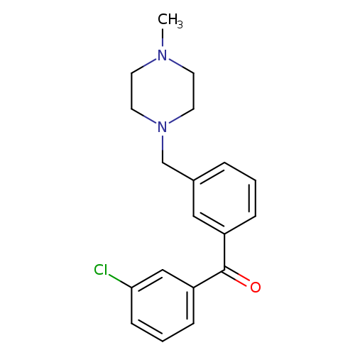 3-CHLORO-3'-(4-METHYLPIPERAZINOMETHYL) BENZOPHENONE