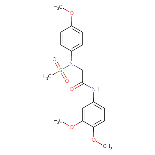 N-(3,4-dimethoxyphenyl)-2-[4-methoxy(methylsulfonyl)anilino]acetamide