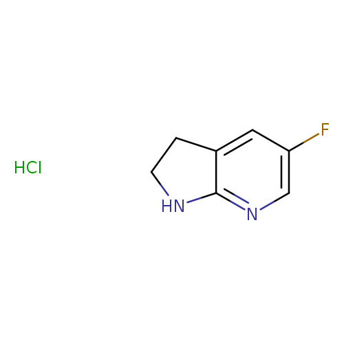 5-fluoro-1H,2H,3H-pyrrolo[2,3-b]pyridine hydrochloride