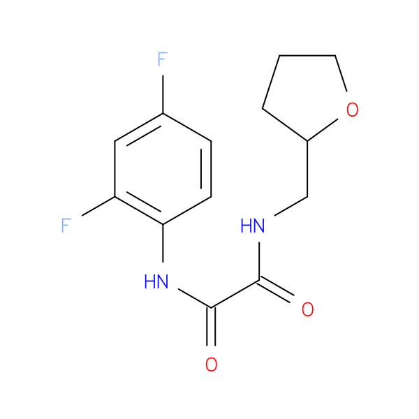 N'-(2,4-difluorophenyl)-N-[(oxolan-2-yl)methyl]ethanediamide